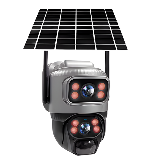 Veansa™ 4K LTE Dual-Lens Solar Camera — Professional Wire-Free Security